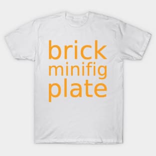 brick minifig plate T-Shirt